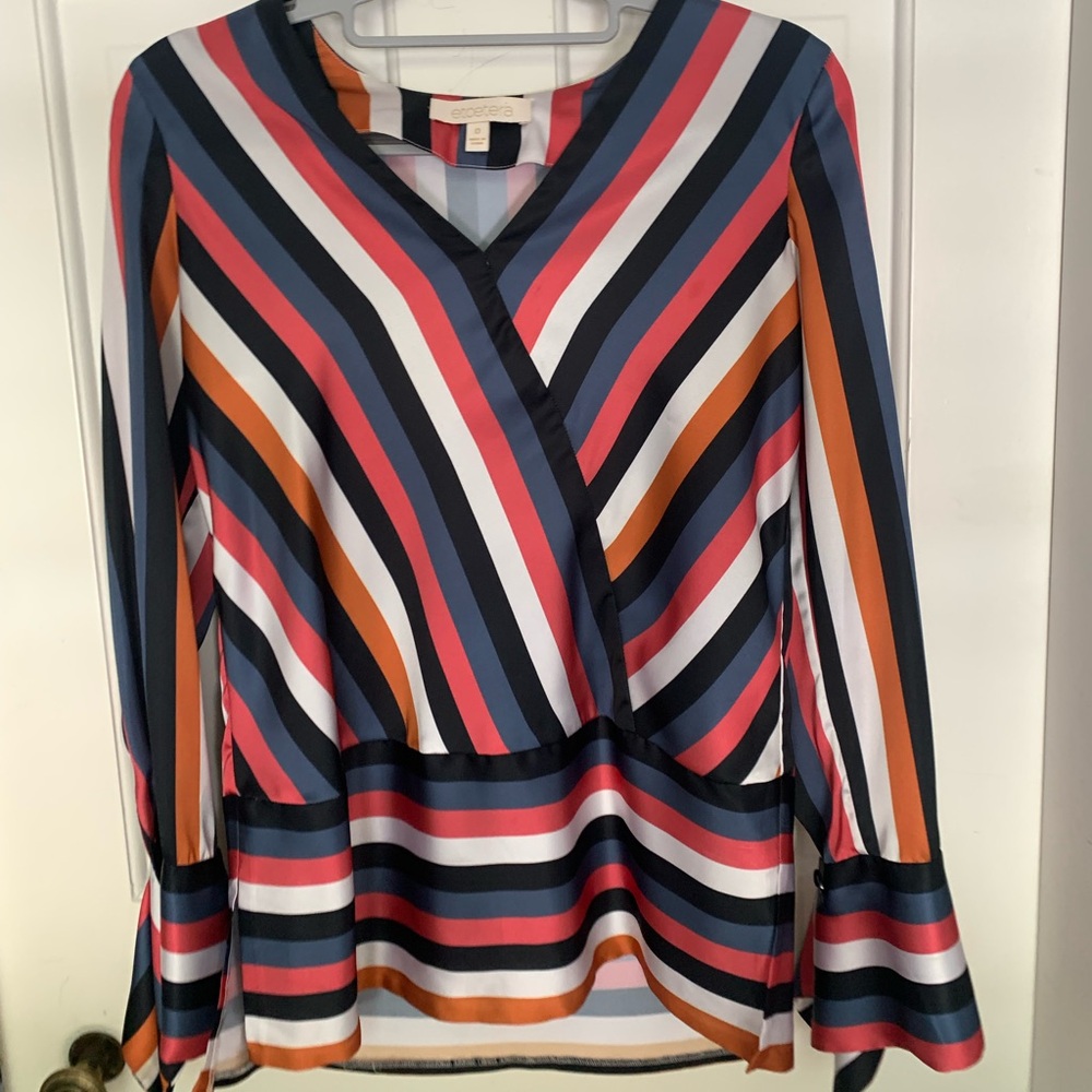 Etcetera Striped Blouse